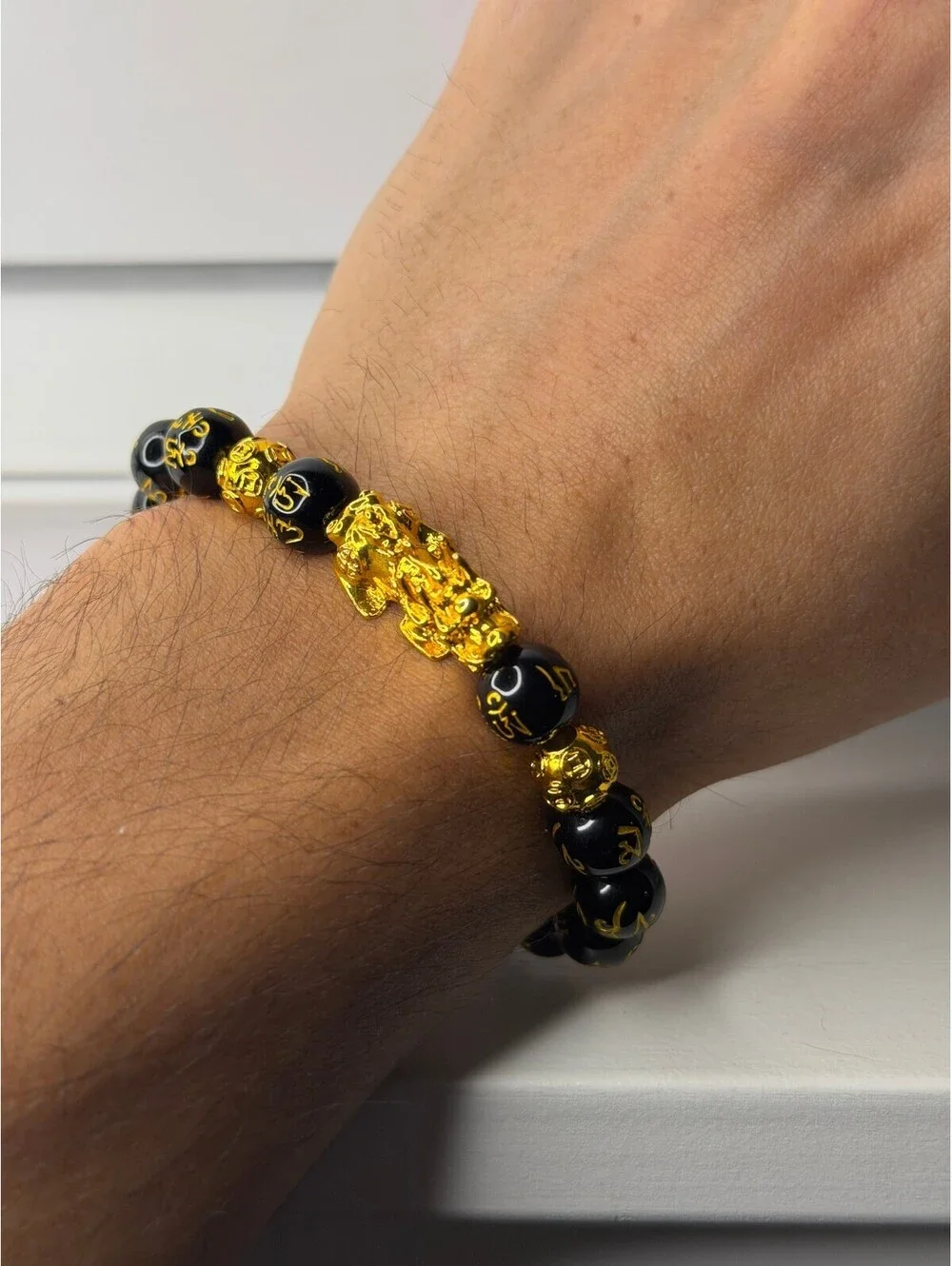 Black Golden Dragon Bracelet A-33